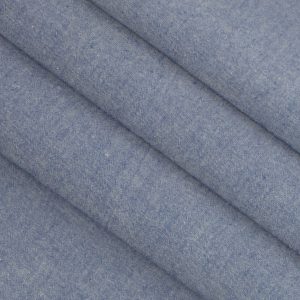 143YD-17 Vải cotton đã xử lý wash (100%cotton; khổ 2,45m; màu xanh jean nhạt; 143TC)
