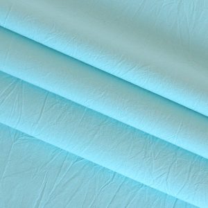 143YD-68 Vải cotton đã xử lý wash (100%cotton; khổ 2,45m; màu xanh ngọc lam; 143TC)