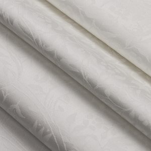 335TC-009 Vải Jacquard tencel (60% tencel 40% cotton; khổ 2,5 m; màu trắng; 335TC)