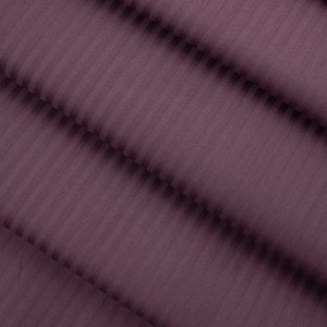 KL-4(013) satin sọc (100% cotton; khổ 2,4 m; sọc 0,3 × 0,3 cm; màu tím đậm; 245TC)